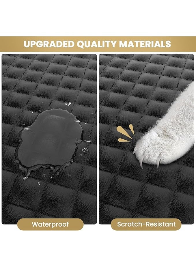 SUV Cargo Liner for Dogs,Waterproof Pet Cargo Cover Dog Seat,Car Seat Protector Mat with Bumper Flap for SUVs, Sedans, and Vans Trunk- Black, Large Size - Image 5